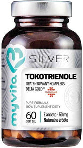 Tokotrienoly, patentovaný Delta-Gold komplex s Annatto 50mg 60 kapslí MYVITA SILVER PURE